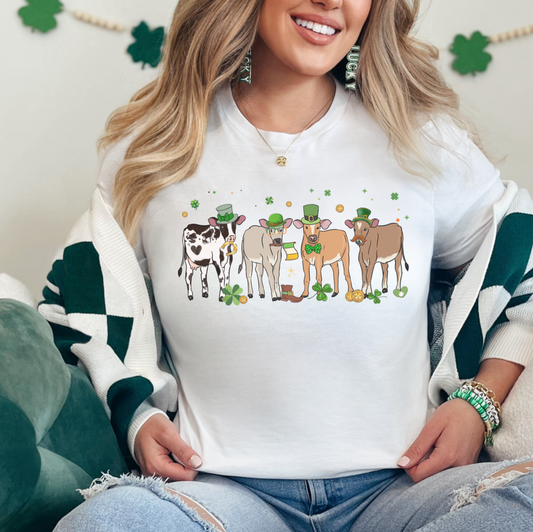 St. Patrick's Day Cute Cows T-Shirt