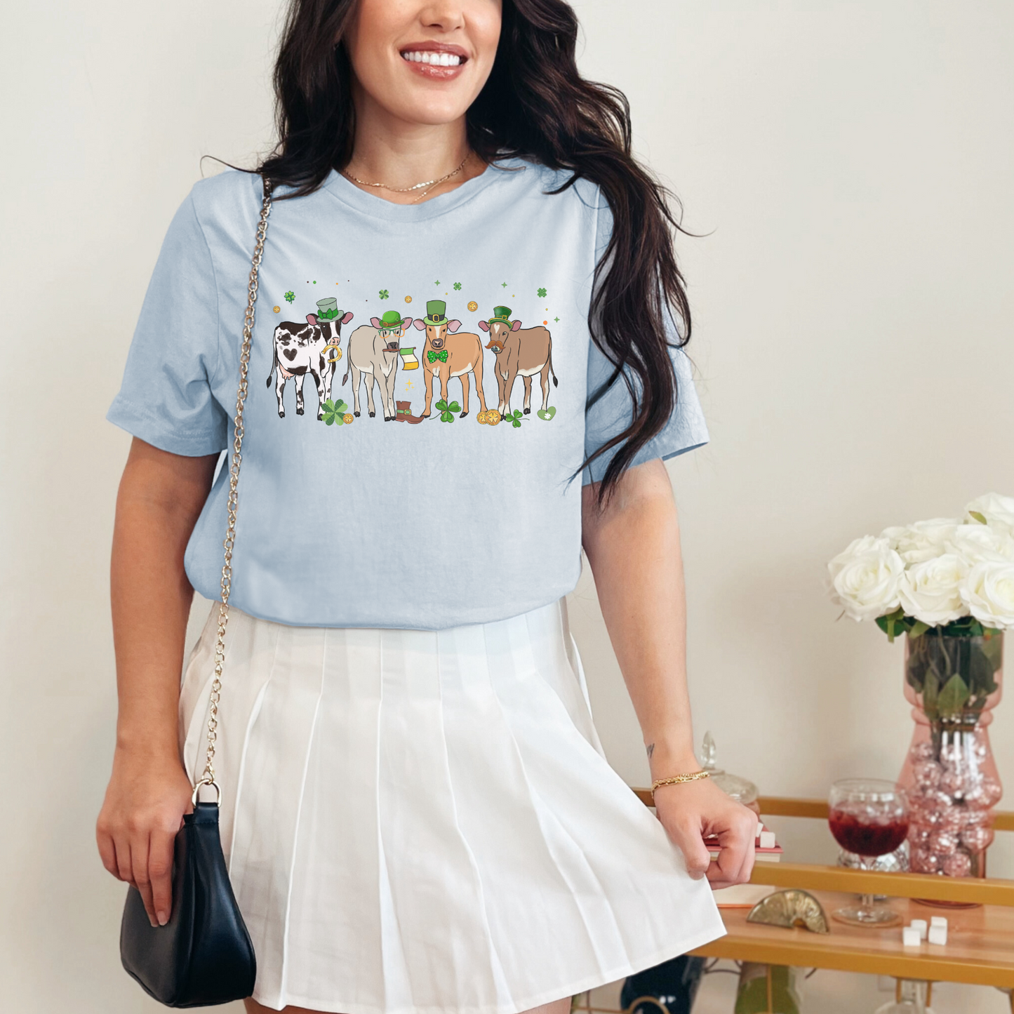 St. Patrick's Day Cute Cows T-Shirt