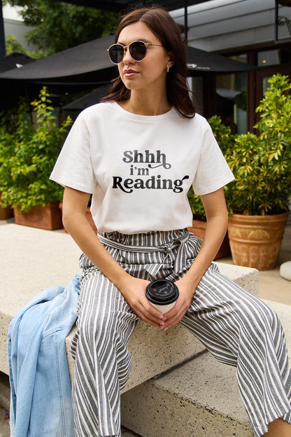 Shhh I'm Reading Book Lover T-Shirt
