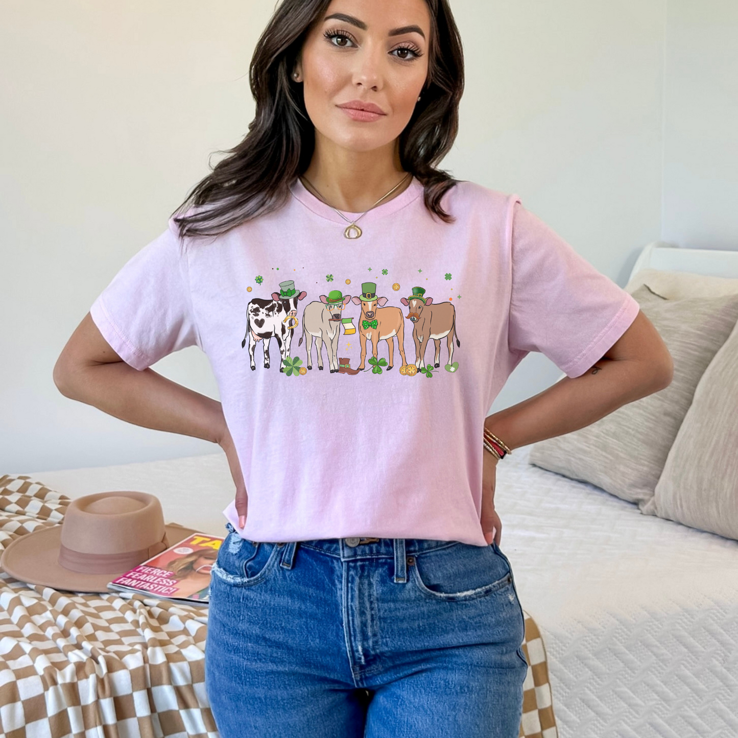 St. Patrick's Day Cute Cows T-Shirt