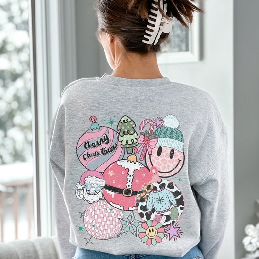 Groovy Retro Christmas Sweatshirt