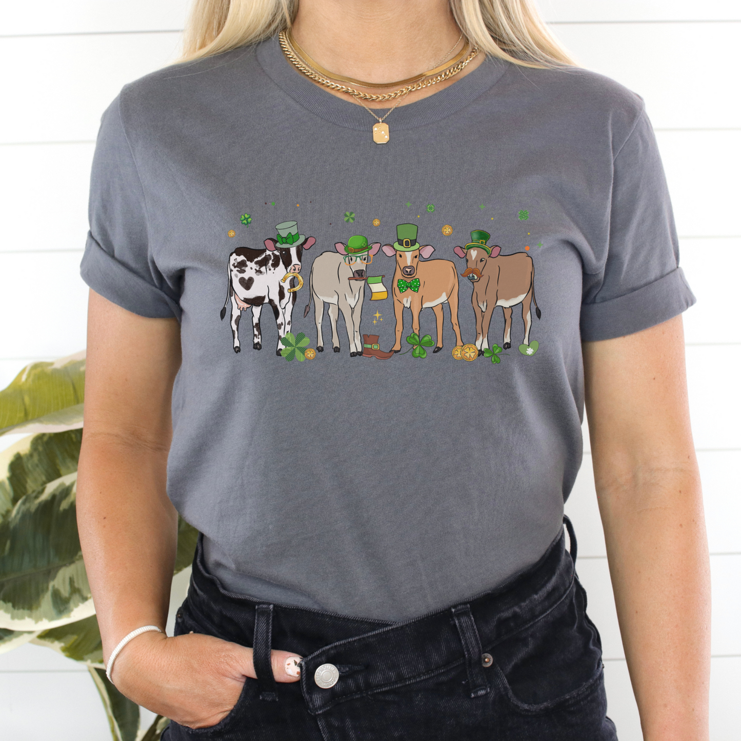 St. Patrick's Day Cute Cows T-Shirt