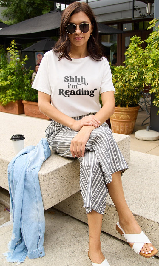 Shhh I'm Reading Book Lover T-Shirt