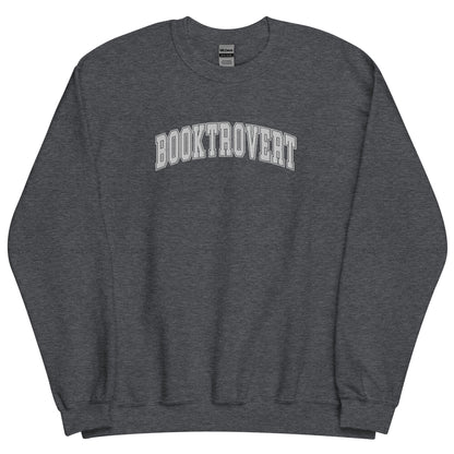 Booktrovert Embroidered Sweatshirt