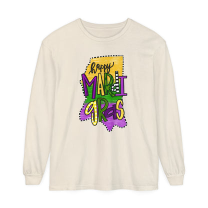 Happy Mardi Gras Mississippi Long Sleeve Shirt