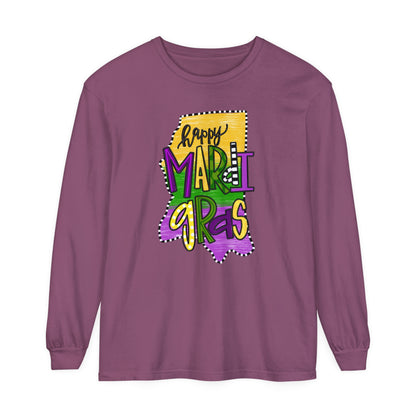 Happy Mardi Gras Mississippi Long Sleeve Shirt