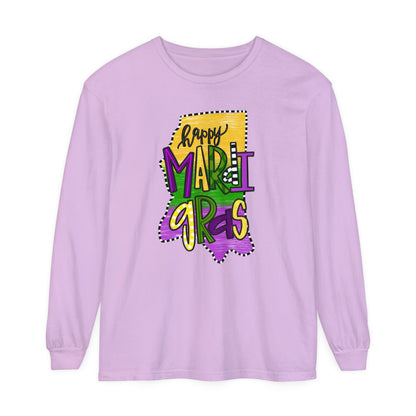 Happy Mardi Gras Mississippi Long Sleeve Shirt