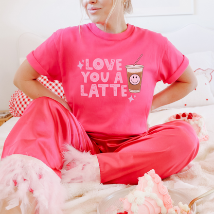 Latte Valentine's Day Graphic Tee