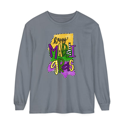 Happy Mardi Gras Mississippi Long Sleeve Shirt