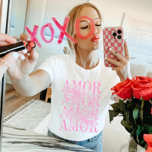 Amor Floral Love Graphic Tee